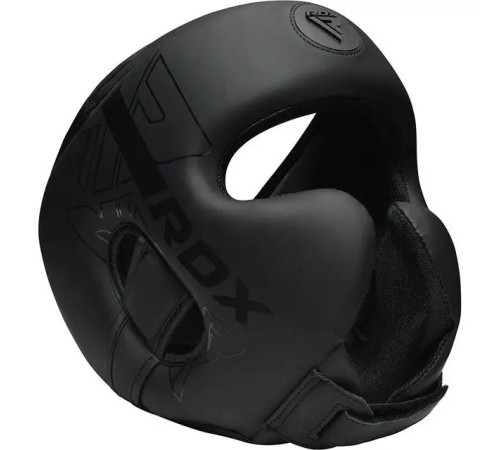 Шолом боксерський з капою RDX F6 KARA Matte розмір L, чорний Шолом боксерський з капою RDX F6 KARA Matte розмір L, чорний