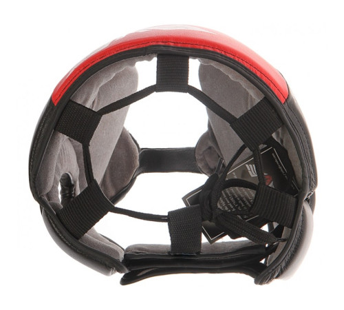 Шолом боксерський VNoks Potente XL, чорно-червоний