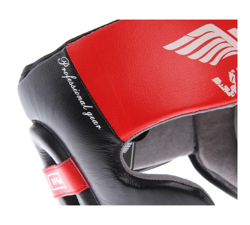 Шолом боксерський VNoks Potente XL, чорно-червоний