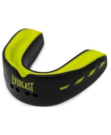 Капа боксерська доросла Everlast EVERSHIELD DOUBLE MOUTH GUARD, чорно-зелена