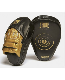 Лапи боксерські Leone Power Line, чорно-золотисті