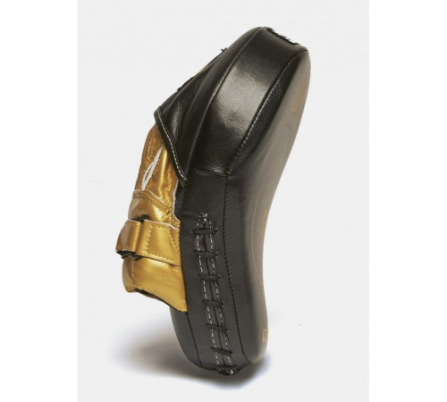 Лапи боксерські Leone Power Line, чорно-золотисті