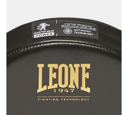 Лапи боксерські Leone Power Line, чорно-золотисті