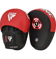 Лапи боксерські RDX T1, чорно-червоні