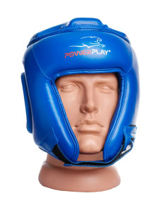 Шолом боксерський турнірний PowerPlay 3045 розмір XL, синій