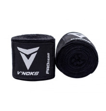 Бинти для боксу V`Noks 4,5 м, чорні