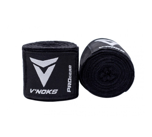 Бинти для боксу V`Noks 4,5 м, чорні