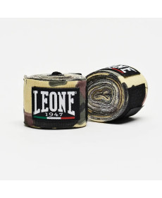 Бинти для боксу Leone AB705 3,5 м, зелений камуфляж