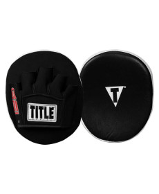 Лапи боксерські TITLE Boxing Gel Tech 2.0 чорні