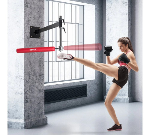 Настінний боксерський гриф VEVOR, чорно-червоний