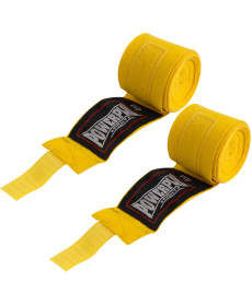Бинти для боксу PowerPlay 3046 NYLON 2,5 м, жовті