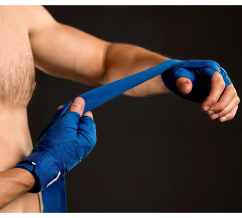 Бинти для боксу PowerPlay 3046 3 м, сині