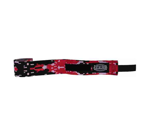 Бинти для рук Excalibur 1587/07 3 м, червоний/чорний Бинти для рук Excalibur 1587/07 3 м, червоний/чорний
