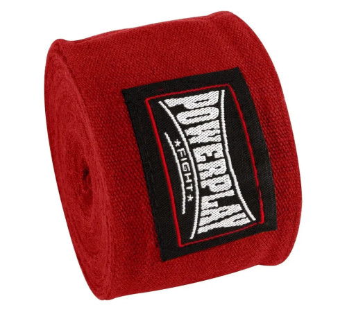 Бинти для боксу PowerPlay 3046 2,5 м, червоні