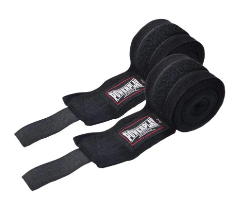 Бинти для боксу PowerPlay 3046 4 м, чорні