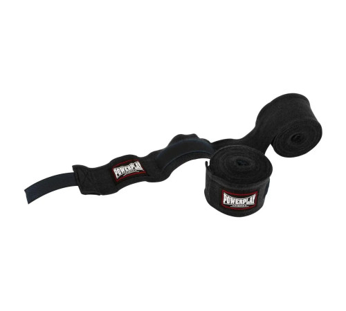 Бинти для боксу PowerPlay 3046 4 м, чорні