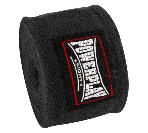 Бинти для боксу PowerPlay 3046 3 м, чорні