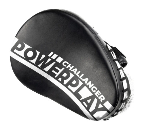 Лапи боксерські PowerPlay 3041 Challanger чорно-білі