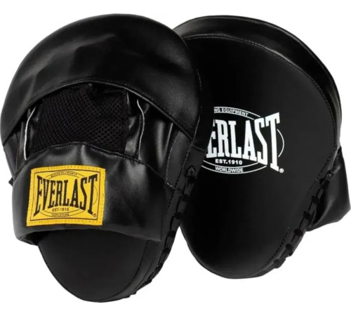 Лапи боксерські Everlast 1910 FOCUS MITTS, чорні