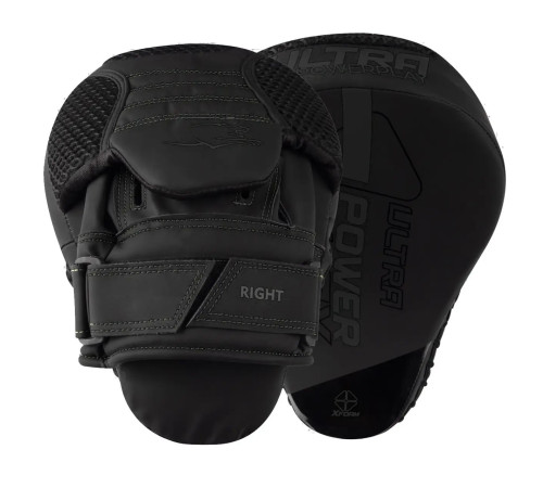 Лапи боксерські PowerPlay 3044 Pro Carbon Ultra чорні