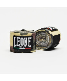 Бинти для боксу Leone AB705 4,5 м, зелений камуфляж