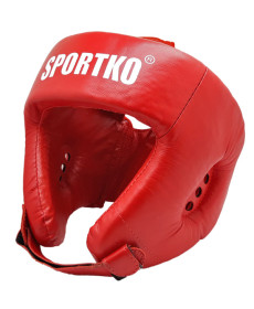 Боксерський захист для голови SportKO OK2 - червоний/L