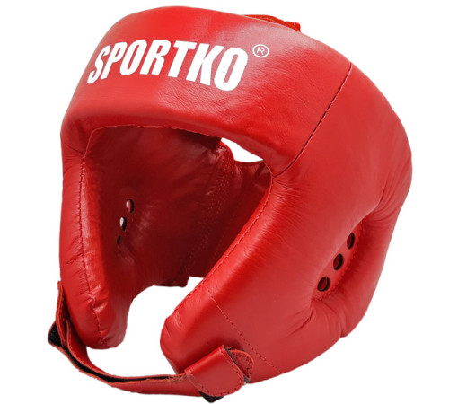 Боксерський захист для голови SportKO OK2 - червоний/L Боксерський захист для голови SportKO OK2 - червоний/L