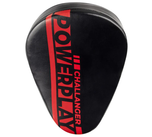 Лапи боксерські PowerPlay 3041 Challanger чорно-червоні