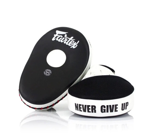 Лапи боксерські Fairtex FMV13 чорно-білі