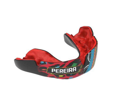 Капа боксерська доросла OPRO UFC Collection Alex Pereira від 11 років, чорна