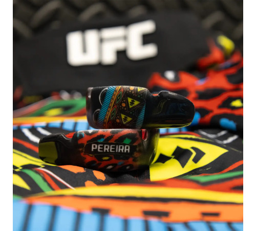 Капа боксерська доросла OPRO UFC Collection Alex Pereira від 11 років, чорна