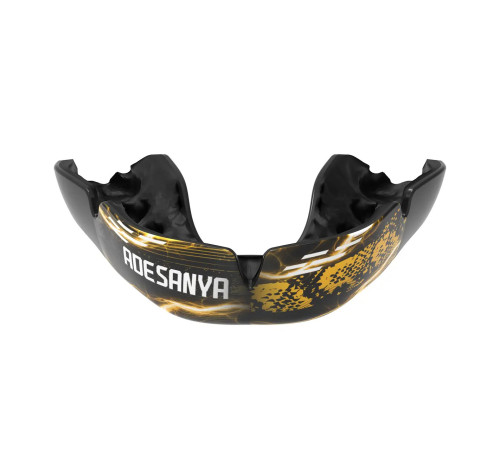 Капа боксерська доросла OPRO UFC Collection Israel Adesanya від 11 років, чорна
