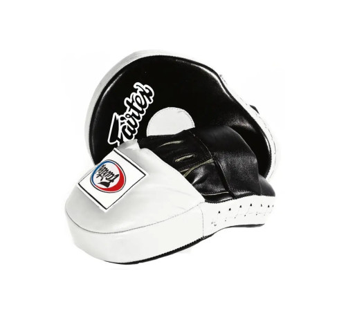 Лапи боксерські Fairtex FMV9 чорно-білі