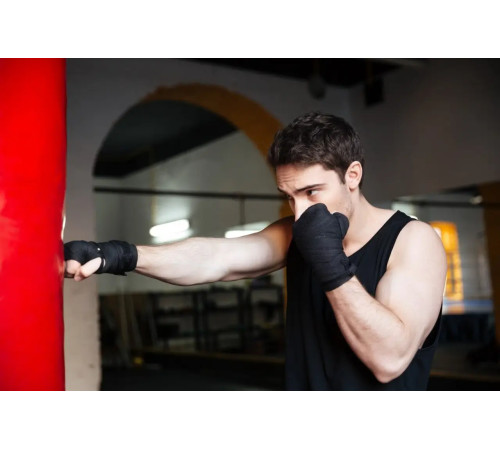 Бинти для боксу PowerPlay 3046 4,5 м, чорні