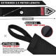 Бинти RDX HAND WRAPS 2,5 м,, чорно-білі