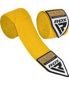 Бинти RDX HAND WRAPS 4,5 м, жовті