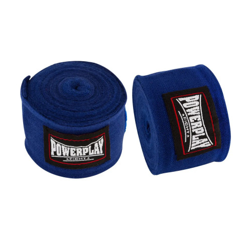 Бинти для боксу PowerPlay 3047 4 м, сині