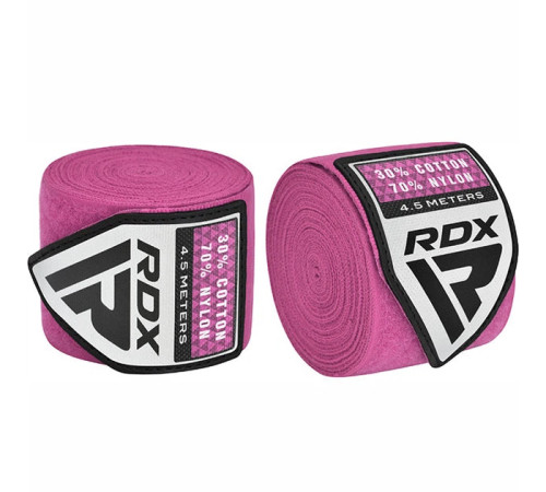 Бинти RDX HAND WRAPS 4,5 м, рожеві