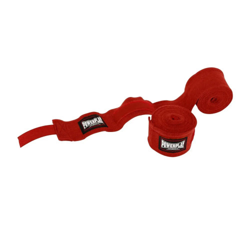 Бинти для боксу PowerPlay 3047 4 м, червоні