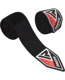 Бинти для боксу RDX WX Professional 4,5 м, чорні