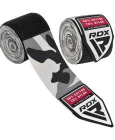 Бинти RDX HAND WRAPS 4,5 м, чорно-сірі