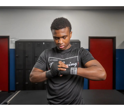 Бинти для боксу TITLE Traditional Weave 180" 4,5 м, чорні