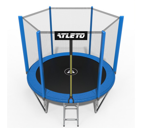 Батут Atleto 42400454 з зовнішньою сіткою 183 см синій Батут Atleto 42400454 з зовнішньою сіткою 183 см синій