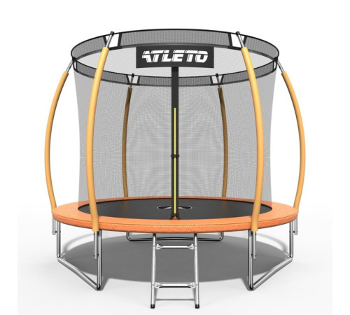 Батут Atleto 42400469 з внутрішньою сіткою 312 см помаранчевий Батут Atleto 42400469 з внутрішньою сіткою 312 см помаранчевий