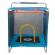 Батут манеж дитячий з сіткою Atleto 120x120 см синій KRB07