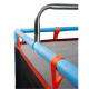 Батут манеж дитячий з сіткою Atleto 120x120 см синій KRB07