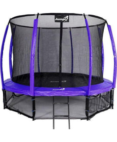 Батут Jumpi Maxy Comfort Plus з внутрішньою сіткою 10 футів 312 см фіолетовий