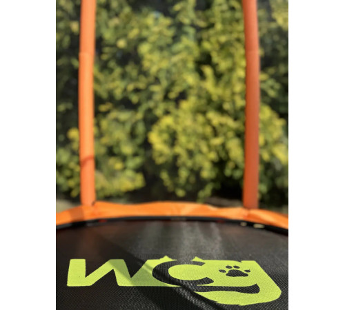 Батут WCG Melon з зовнішньою сіткою 108 см помаранчево-чорний Батут WCG Melon з зовнішньою сіткою 108 см помаранчево-чорний