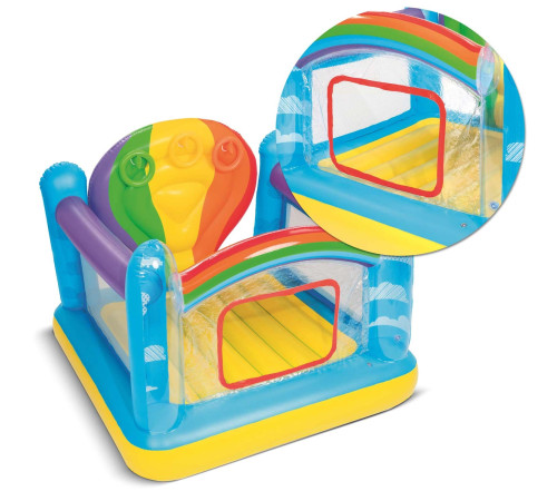 Батут надувний JUMPIN' BALLOONTM Bestway 52269 різнокольоровий Батут надувний JUMPIN' BALLOONTM Bestway 52269 різнокольоровий