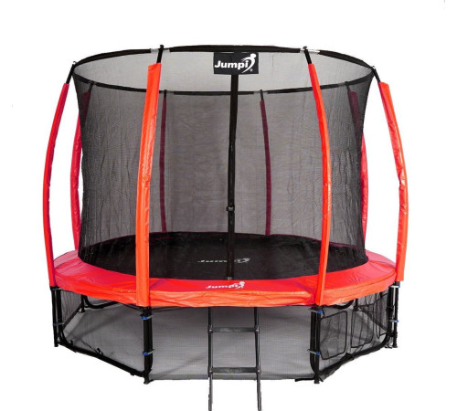 Батут Jumpi Maxy Comfort Plus з внутрішньою сіткою 10 футів 312 см червоний Батут Jumpi Maxy Comfort Plus з внутрішньою сіткою 10 футів 312 см червоний